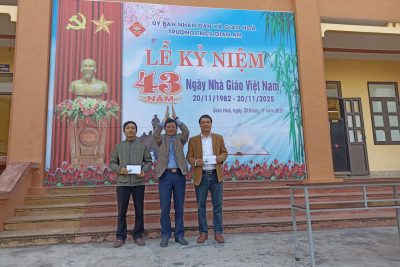 TRƯỜNG THCS GIAO AN TƯNG BỪNG KỈ NIỆM 43 NĂM NGÀY NHÀ GIÁO VIỆT NAM (20/11/1982 – 20/11/2025)